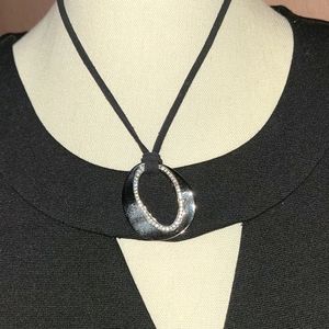 Lia Sophia pendant on black cord